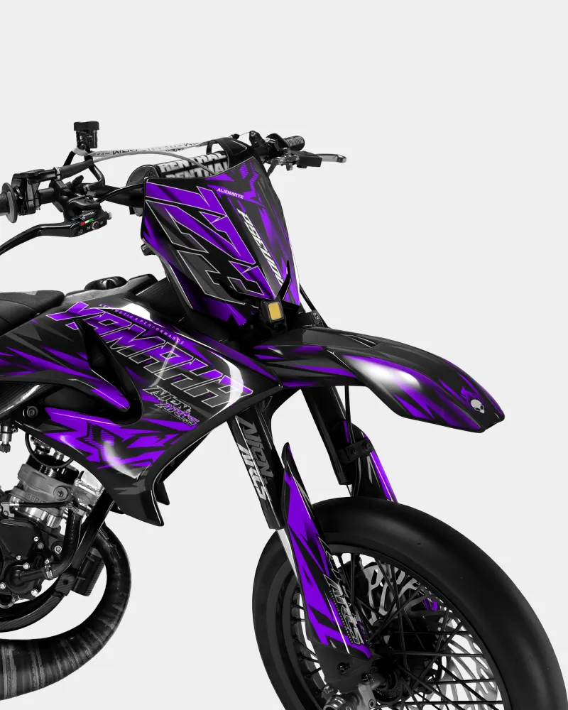 VITRA - YAMAHA DT 50cc decoratieset - Paars