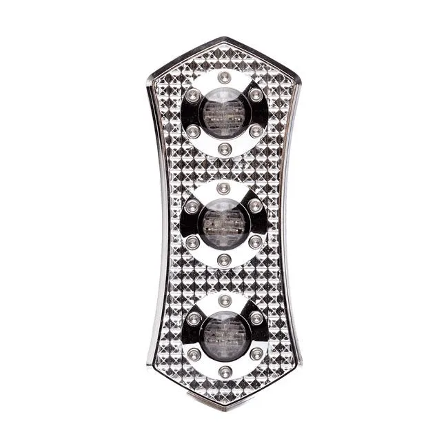 Vitys Design Diamant LED 3 1 Achterlicht Chroom