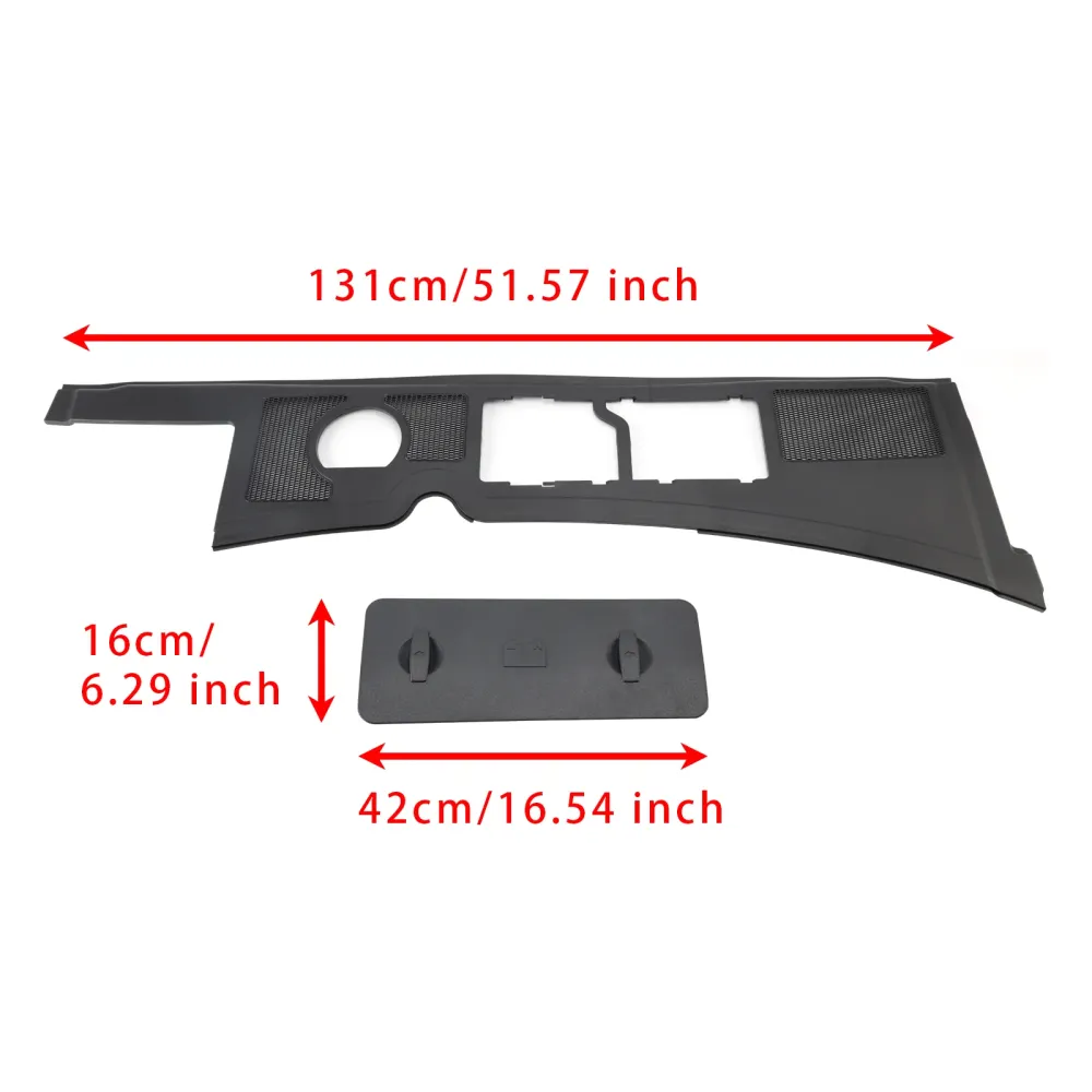 Waterbox Deflector Tray & Batterijdeksel 8E1819447 voor LHD Audi A4 B6 B7 02-2007