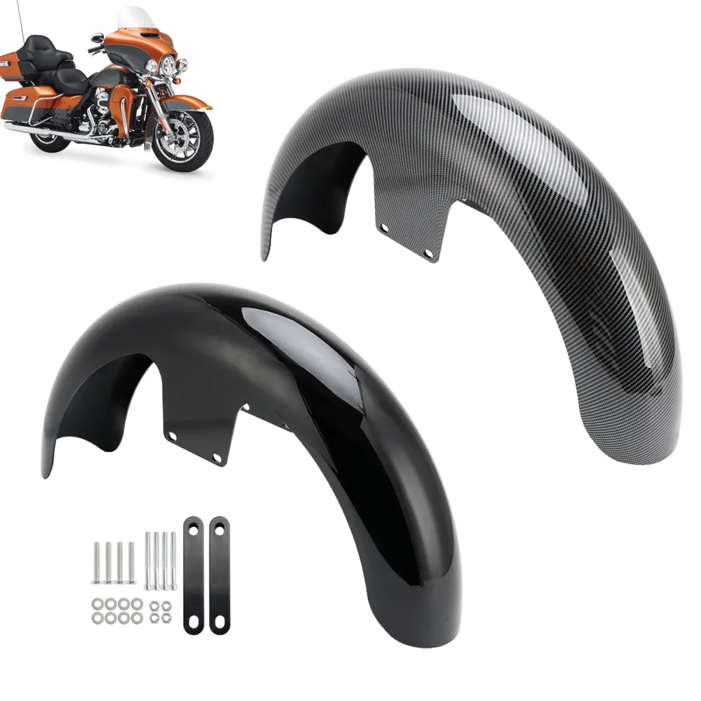 19" Wrap Front Fender ABS voor Touring Electra Street Road Glide Baggers FLHT FLHR