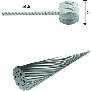 XLC BR-X85 Binnenremkabel Ø1,5mm