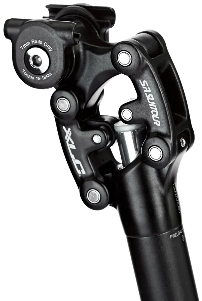 XLC SP-S11 geveerde zadelpen Ø30,9mm zwart