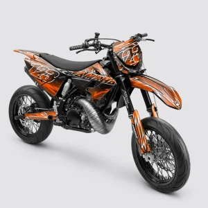 XONIX - Semi-personaliserbare Supermotard-decoratieset - Oranje