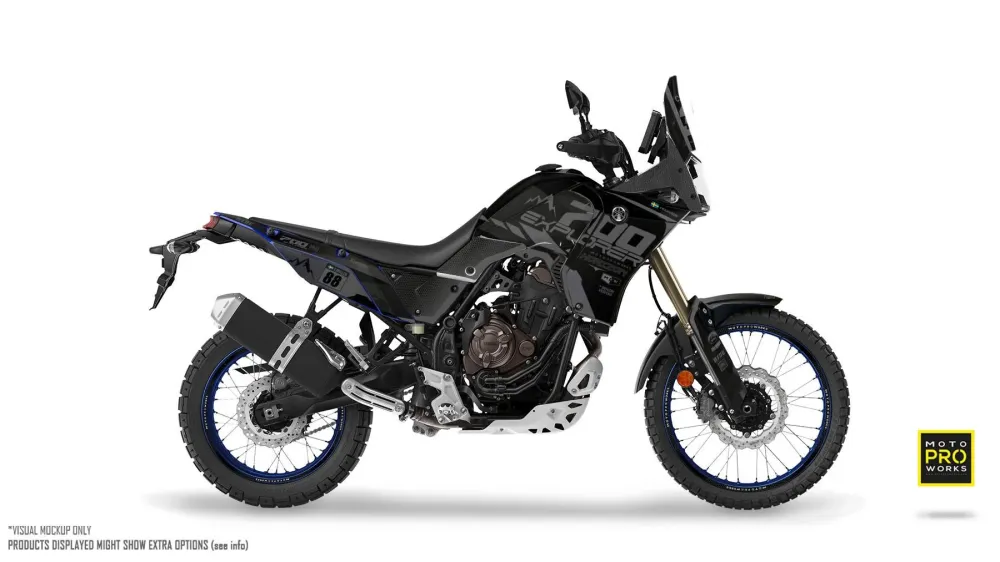Yamaha Tenere 700 Graphics - "Thrust" (Zwart)