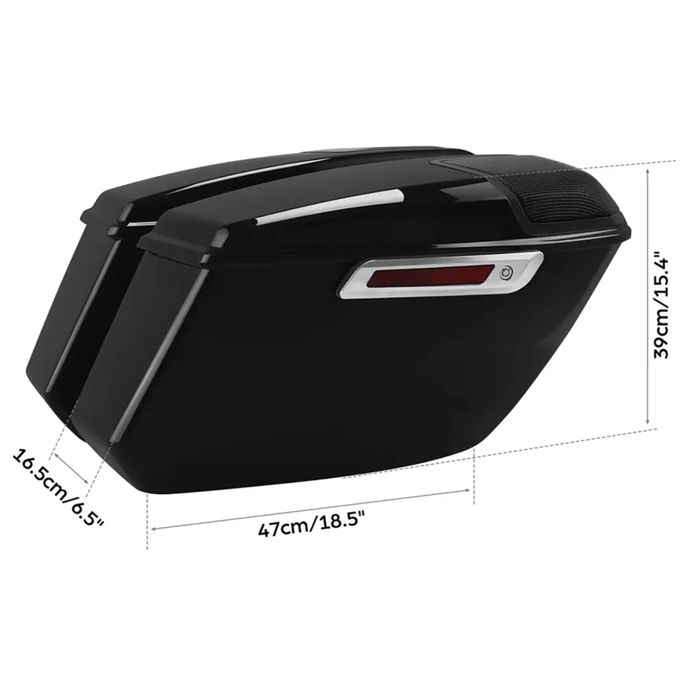 Zodiac Harde CVO stijl zadeltassen voor Harley