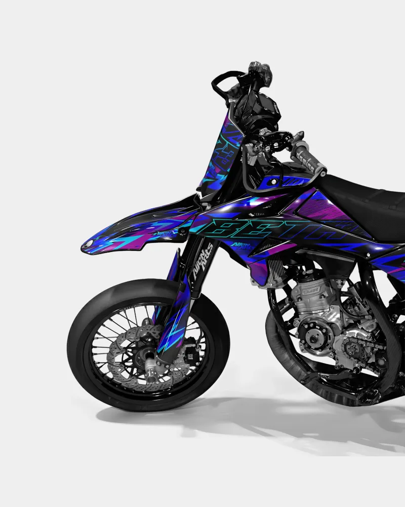 ZÉPHYR - Decoratieset BETA 50cc - Blauw Roze