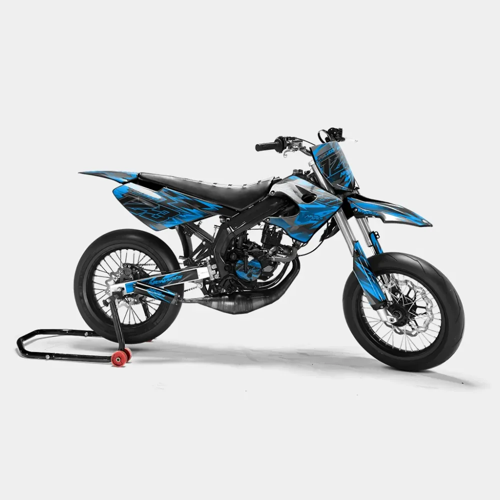 ZÉPHYR - Decoratieset DERBI 50cc - Blauw