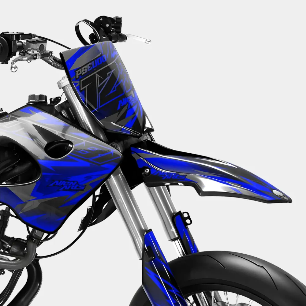 ZÉPHYR - Decoratieset DERBI 50cc - Donkerblauw
