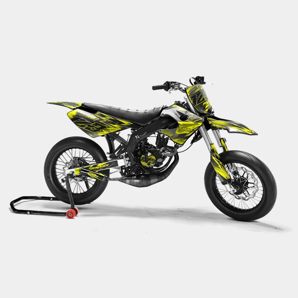 ZÉPHYR - Decoratieset DERBI 50cc - Geel