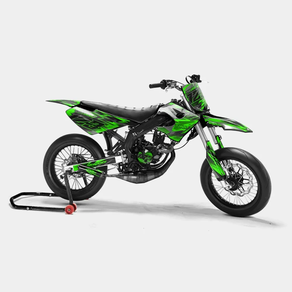 ZÉPHYR - Decoratieset DERBI 50cc - Groen