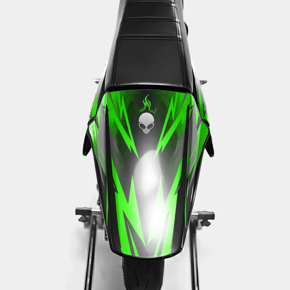 ZÉPHYR - Decoratieset DERBI 50cc - Groen