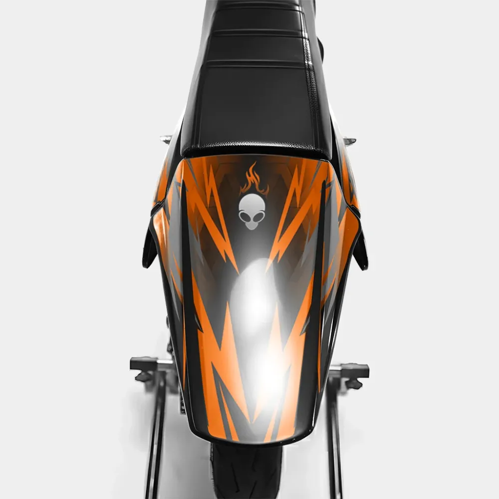 ZÉPHYR - Decoratieset DERBI 50cc - Oranje