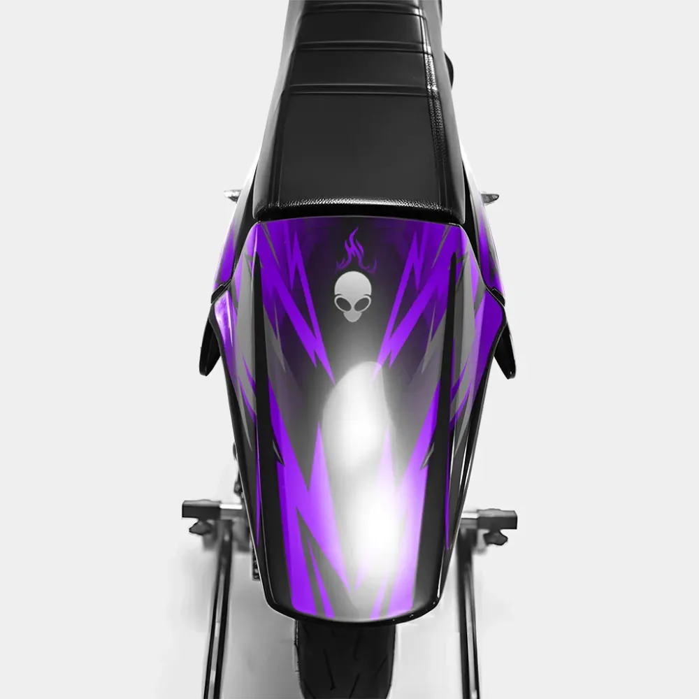 ZÉPHYR - Decoratieset DERBI 50cc - Paars