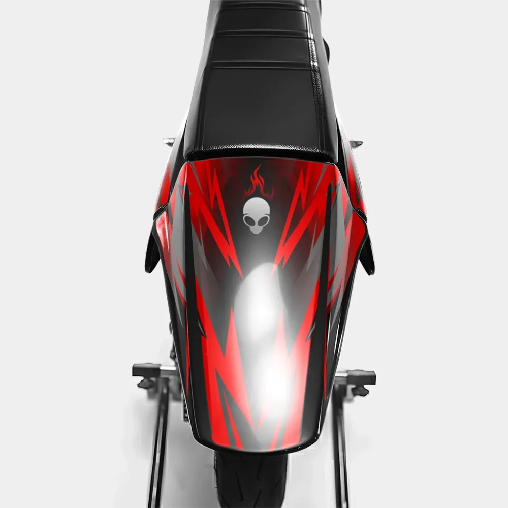 ZÉPHYR - Decoratieset DERBI 50cc - Rood