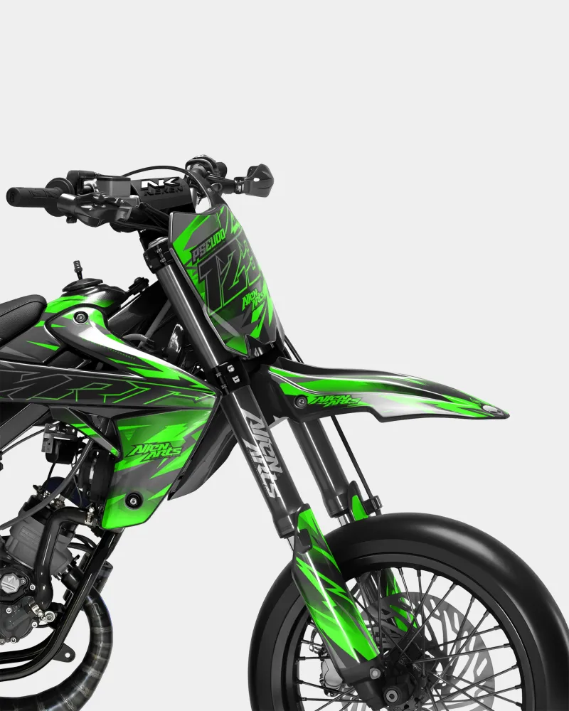 ZÉPHYR - Decoratieset RIEJU 50cc - Groen
