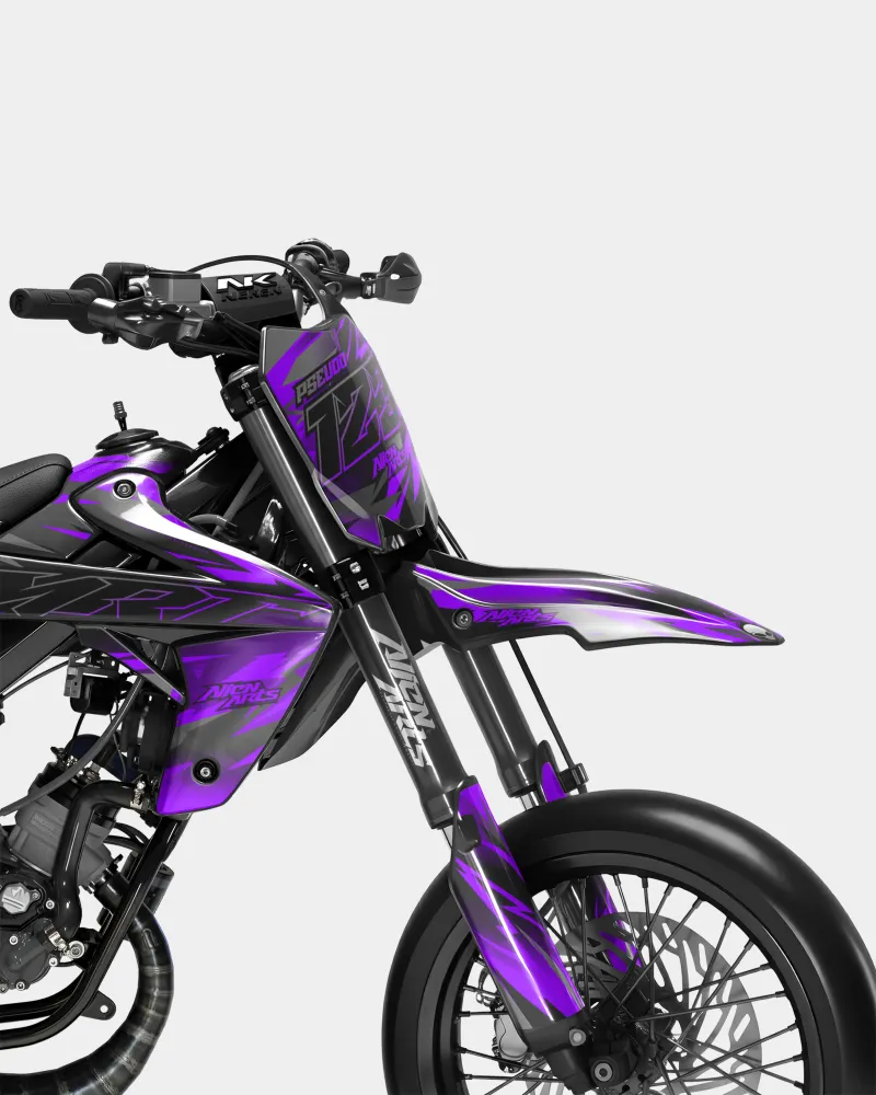 ZÉPHYR - Decoratieset RIEJU 50cc - Paars