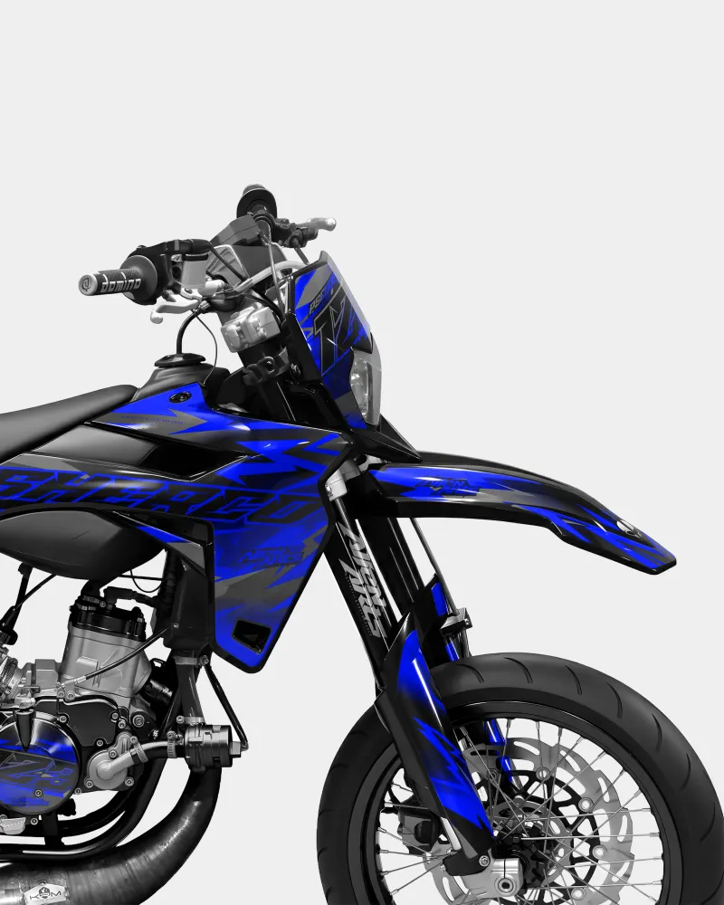 ZÉPHYR - Decoratieset SHERCO 50cc - Donkerblauw