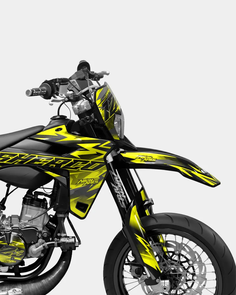 ZÉPHYR - Decoratieset SHERCO 50cc - Geel
