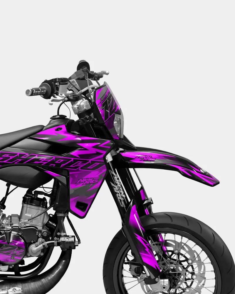 ZÉPHYR - Decoratieset SHERCO 50cc - Roze