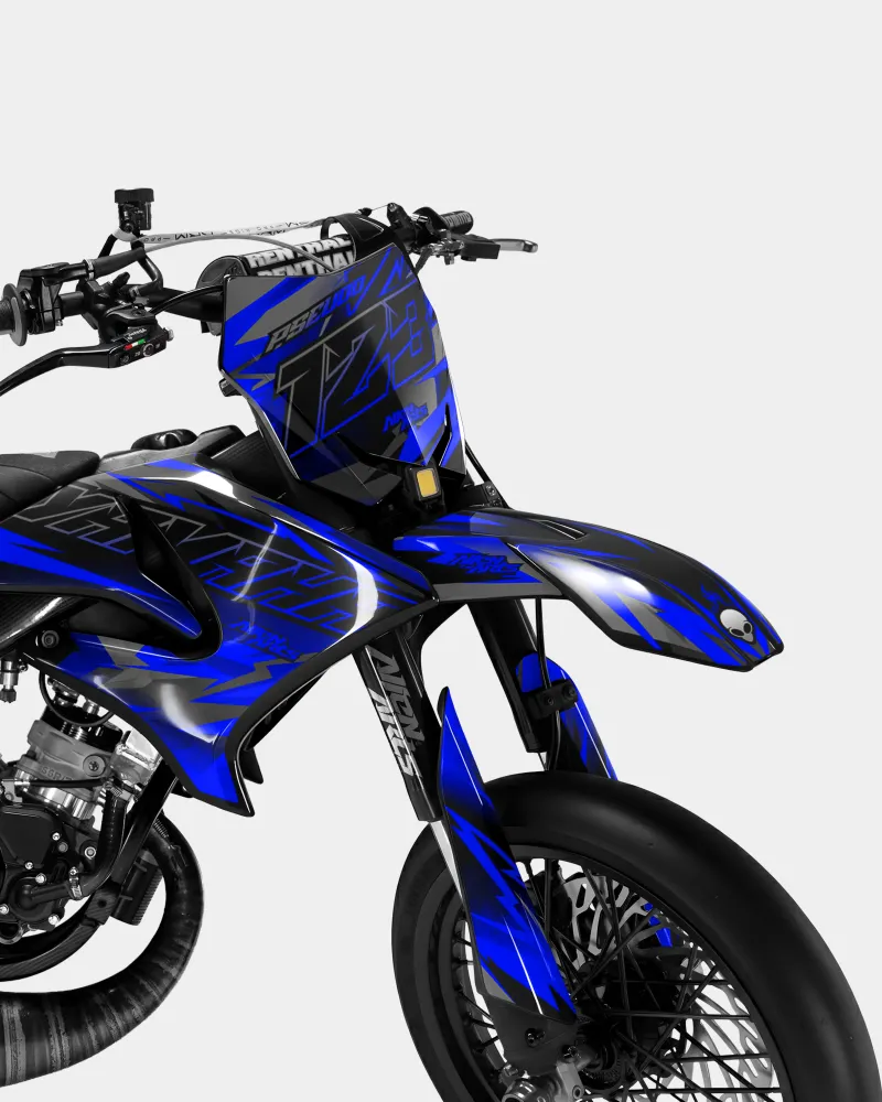 ZÉPHYR - Decoratieset YAMAHA DT 50cc - Donkerblauw