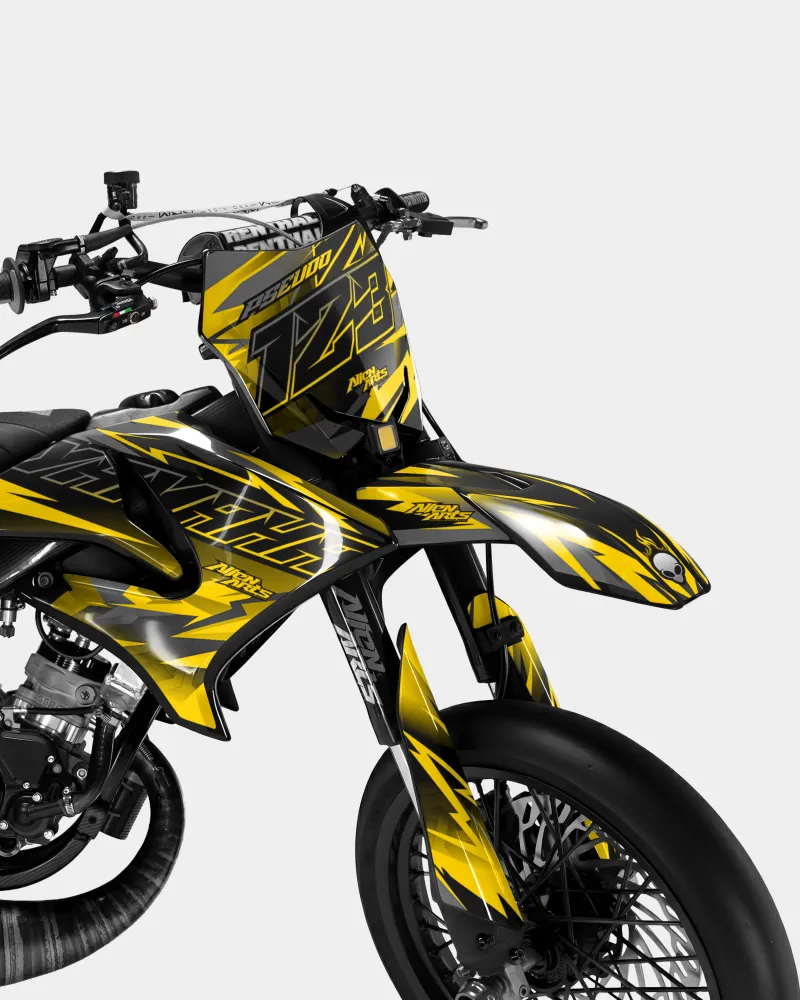 ZÉPHYR - Decoratieset YAMAHA DT 50cc - Donkergeel