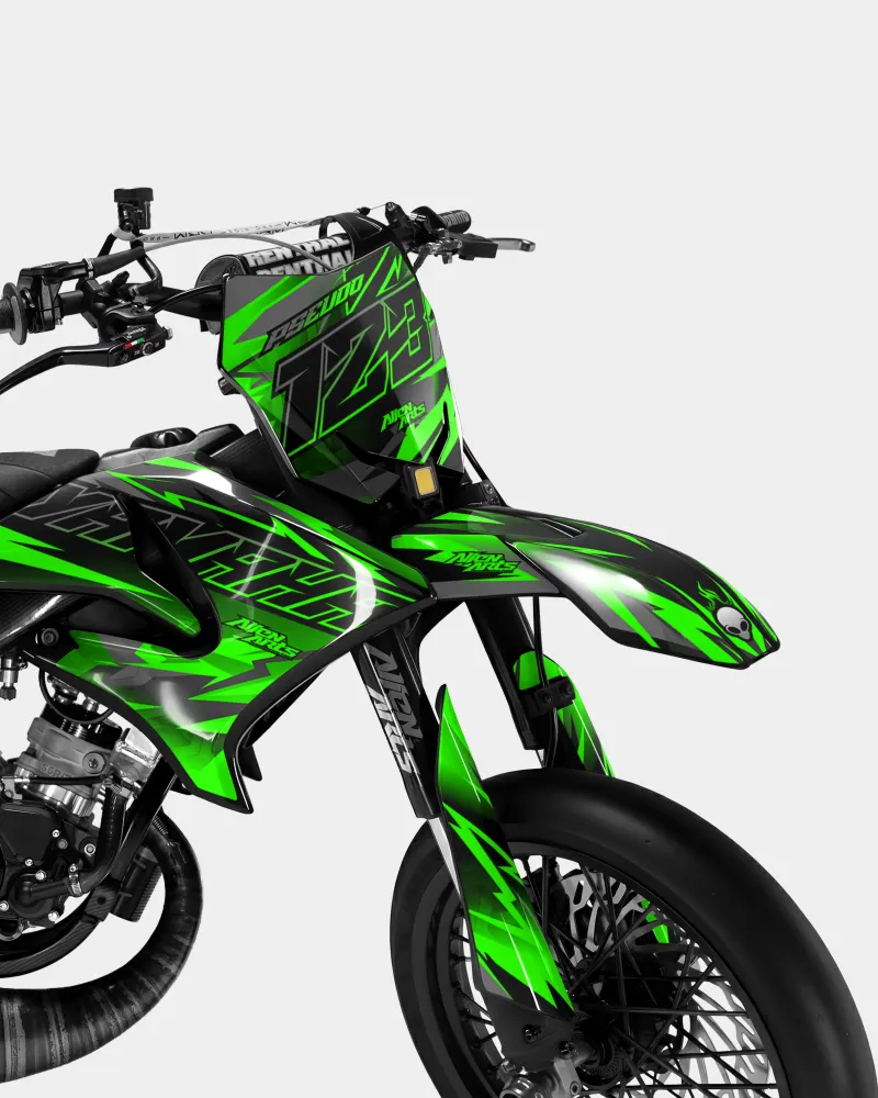 ZÉPHYR - Decoratieset YAMAHA DT 50cc - Groen