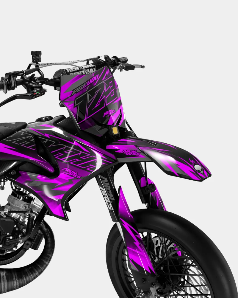 ZÉPHYR - Decoratieset YAMAHA DT 50cc - Roze
