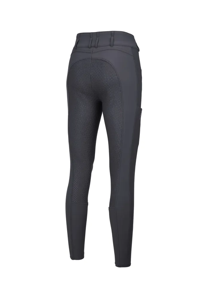 Highwaist Full Grip Winter Breeches Dark Shadow 10 Verlengd