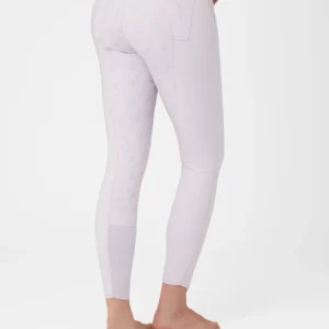 Kaitlin Women's Full Seat Breeches Flower Detail Orchid Hush 12