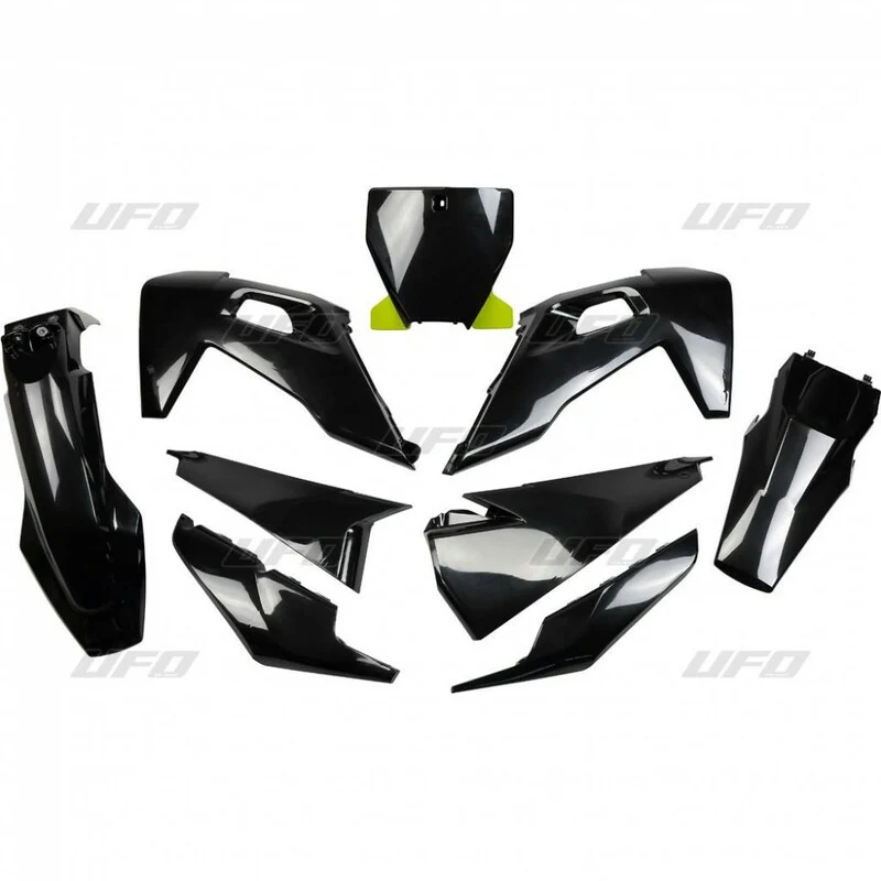 Knipperlicht Kit plástica completo UFO negro - Husqvarna TC/FC