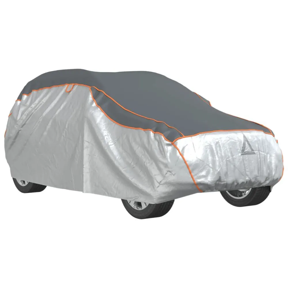 Autohoes voor SUV hagelbescherming M zilverkleurig en grijs compact opbergtas
