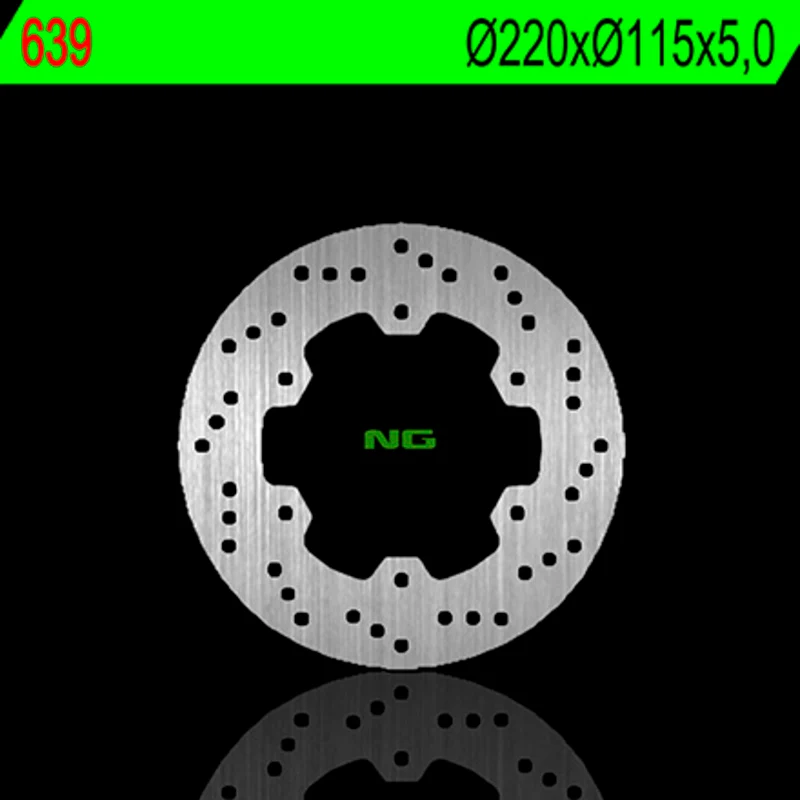 Disco de freno NG 639 Ø220 x Ø115 x 5