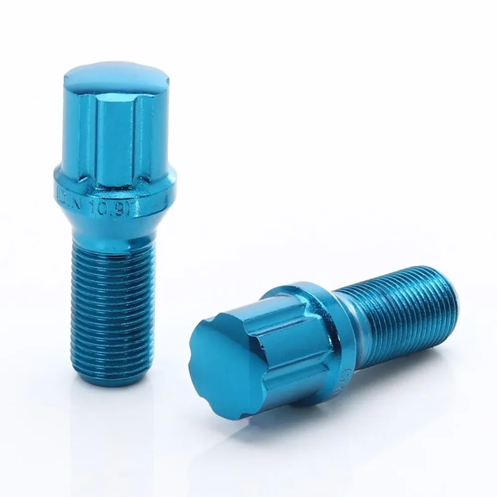 Blue JB1 Wheel Bolts M14x1.25 (Pack 20)