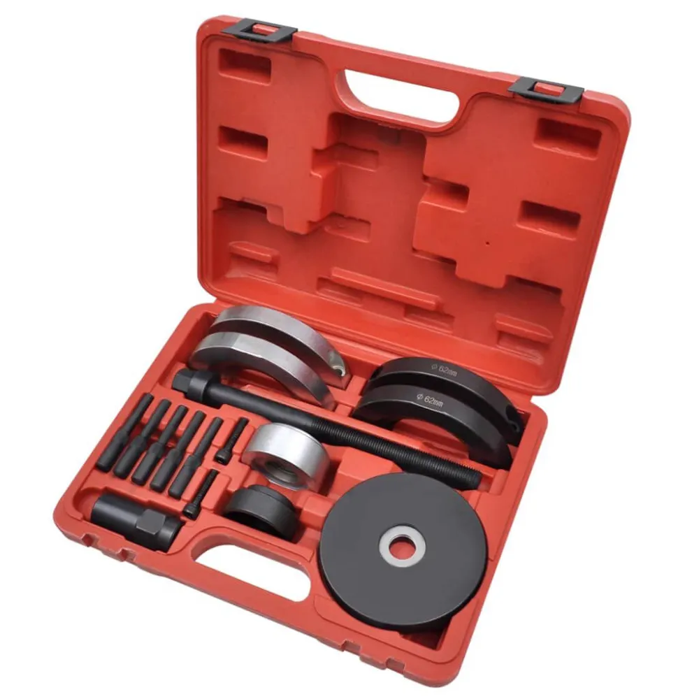 Ophangings- Wielnaaflager gereedschapset 16 st 62 mm voor VAG