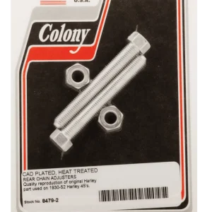 Rear chain adjusters WL//C1930-52 WhiPl Harley-Davidson