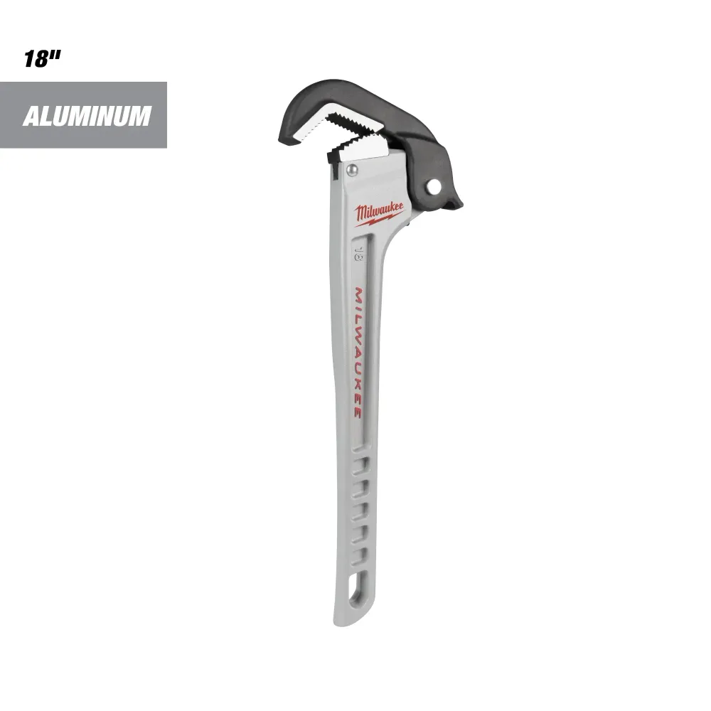 MILWAUKEE 18" Lichtmetaal Self-Adjusting Pipe Wrench