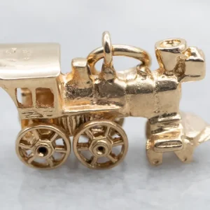 Verende bladveer Train Engine Car Pendant