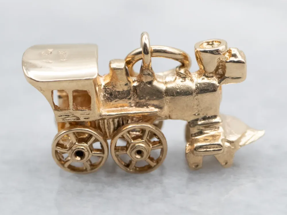 Verende bladveer Train Engine Car Pendant