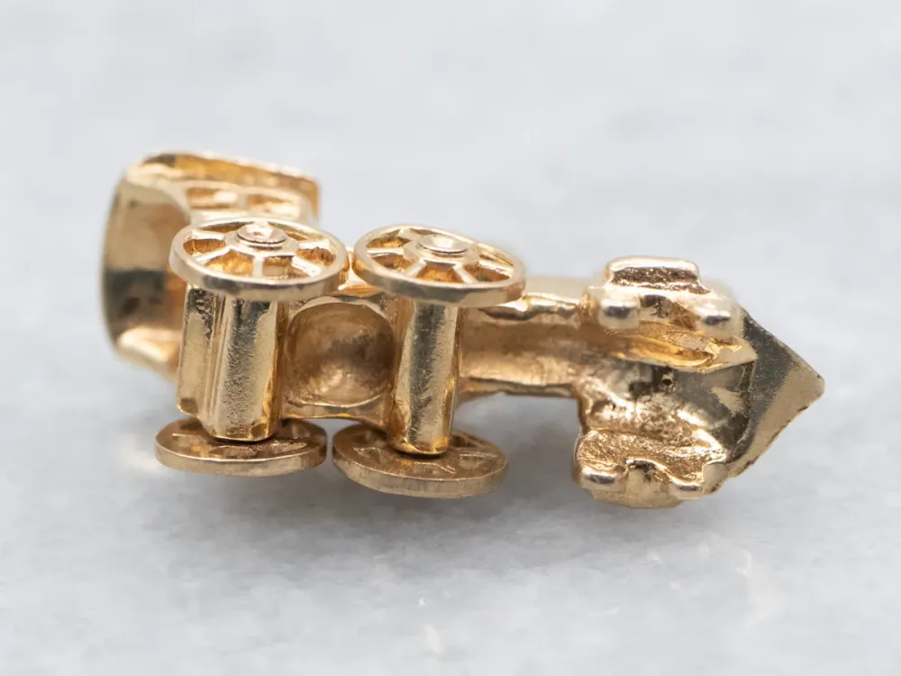 Verende bladveer Train Engine Car Pendant