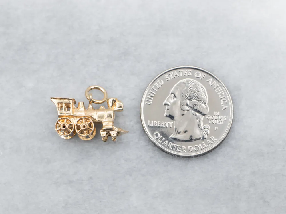 Verende bladveer Train Engine Car Pendant