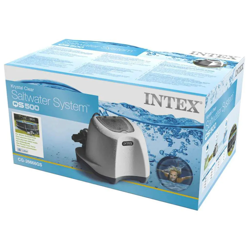 Intex Krystal Glashelder ECO Zoutwatersysteem