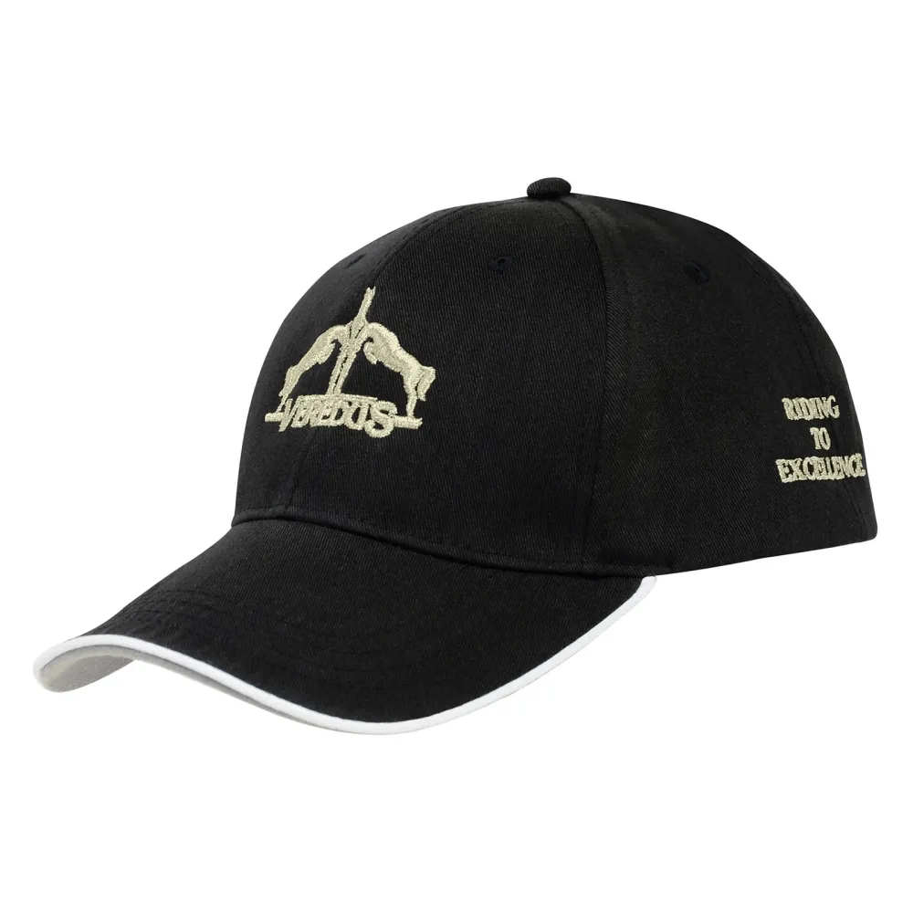 Cap Wintry Katoenen Black/Ivory White One Size
