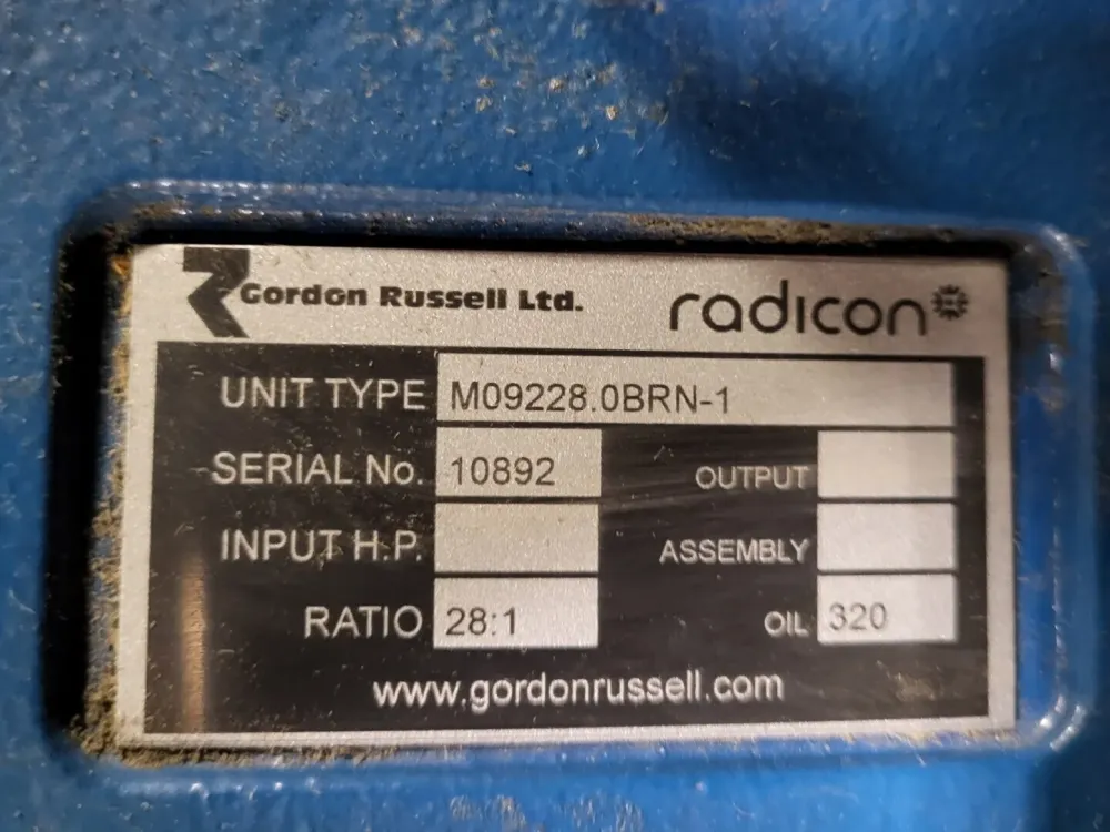 28:1 Ratio Gear Reducer M09228.0BRN-1