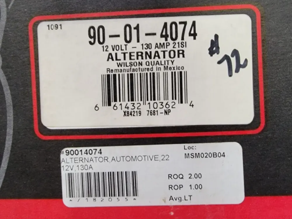 Alternator 90-01-4074 - Directe Montage