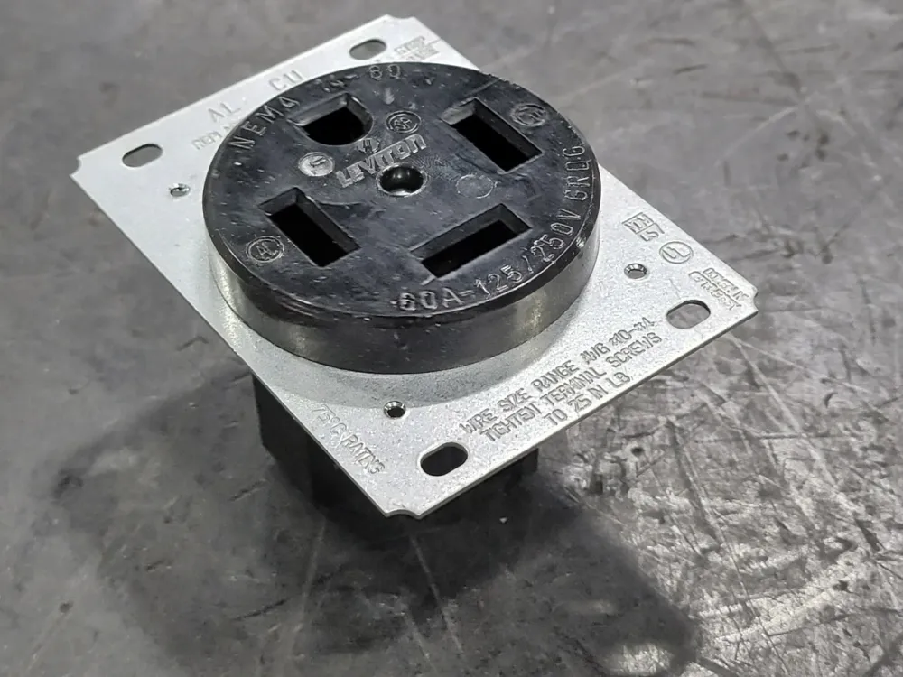 Industrieel Sterk 60A, 125/250V Flush Mount Receptacle 9460