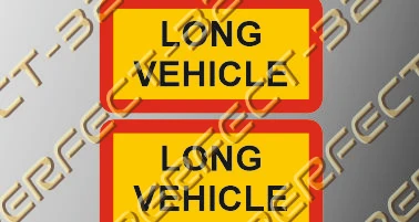 Long Vehicle big DECAL