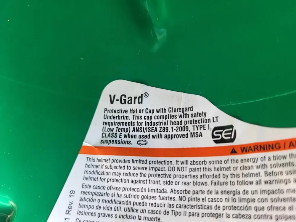 Mosgroen V Guard Hard Hat