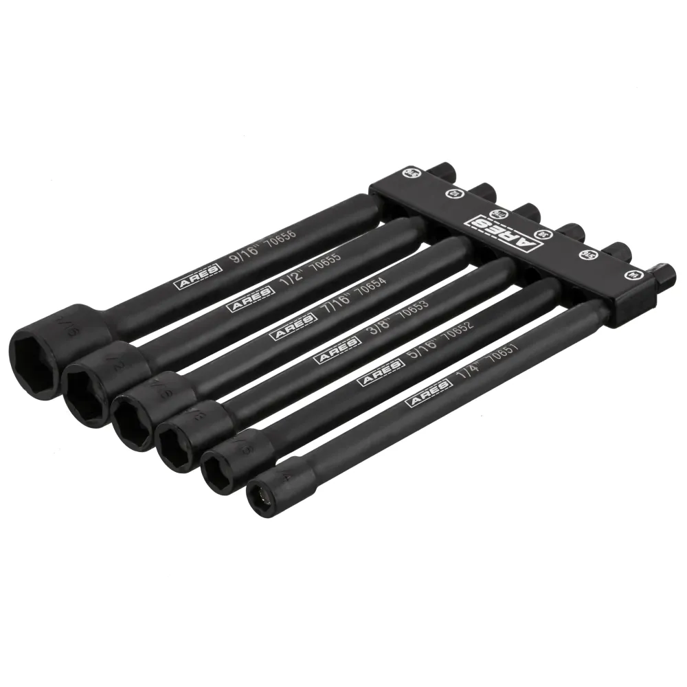 OEM Kwaliteit ARES 70650 - 6-Piece SAE Magnetic Impact Nut Driver Set