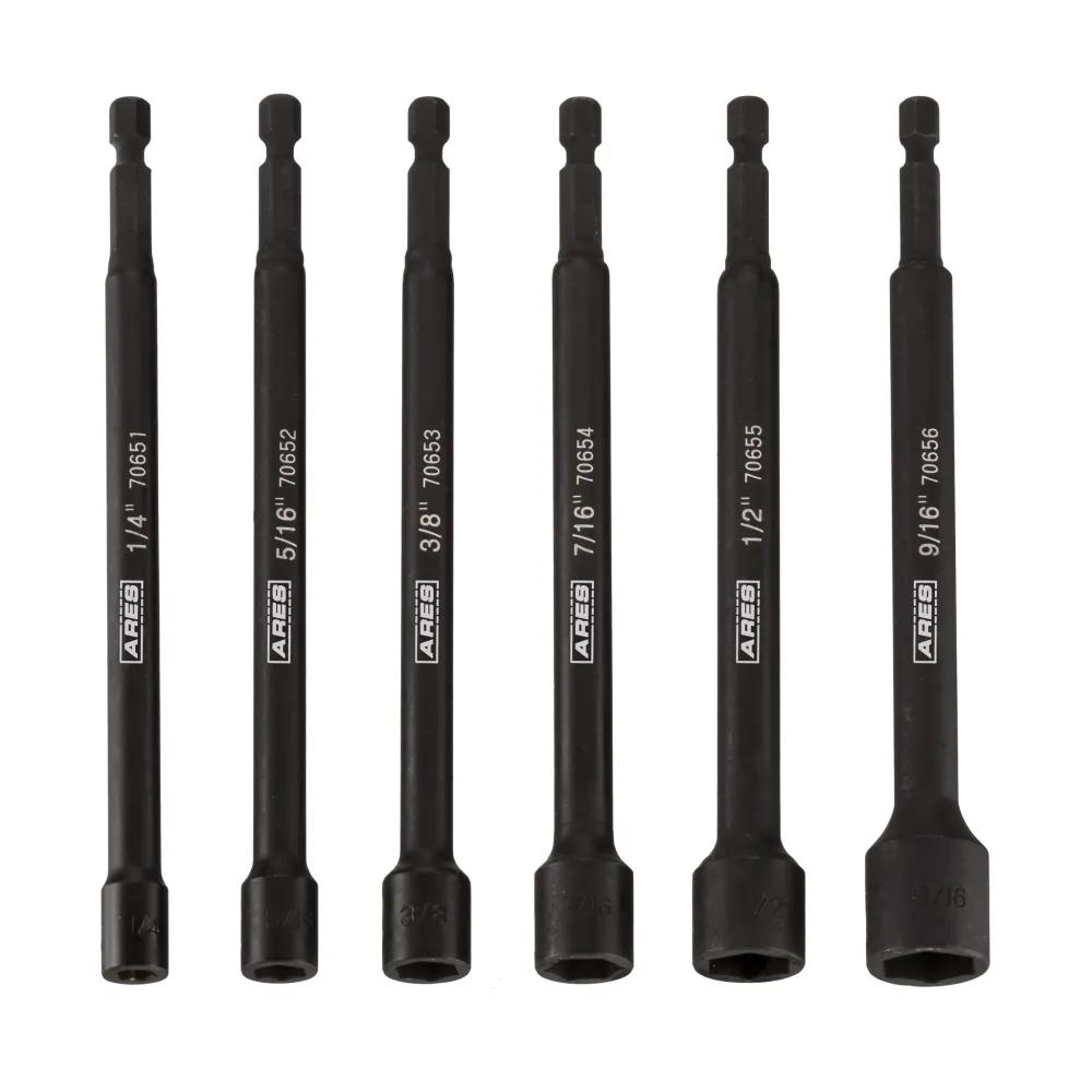 OEM Kwaliteit ARES 70650 - 6-Piece SAE Magnetic Impact Nut Driver Set