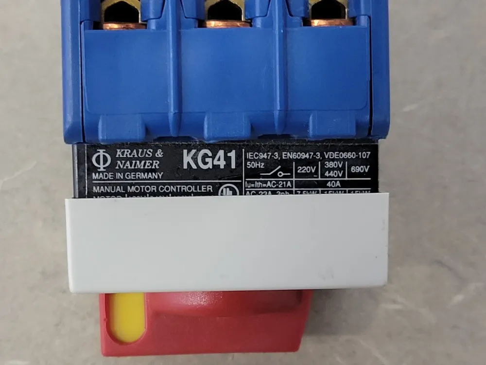Zwaar Belast 40 Amps, 3-Phase, 690 volts Traditioneel Motor Controller Switch KG41